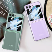 For Samsung Galaxy Z Flip5 GKK Integrated Electroplating Full Coverage Phone Case(Purple)