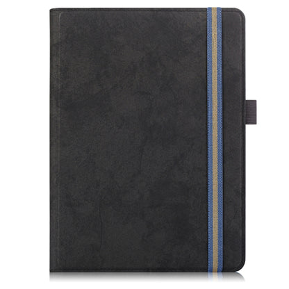 For 9-11 inch Marble Cloth Texture Horizontal Flip Universal Tablet PC Leather Case with Pen Slot & Holder(Black) - 10 - 11 inch by PMC Jewellery | Online Shopping South Africa | PMC Jewellery | Buy Now Pay Later Mobicred