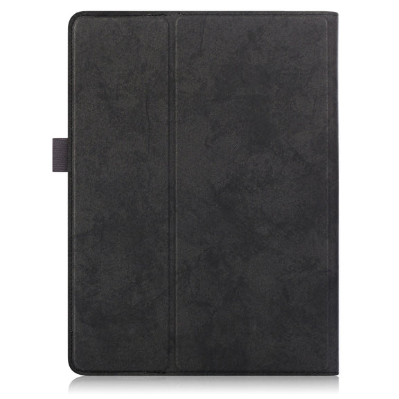 For 9-11 inch Marble Cloth Texture Horizontal Flip Universal Tablet PC Leather Case with Pen Slot & Holder(Black)