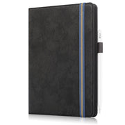 For 9-11 inch Marble Cloth Texture Horizontal Flip Universal Tablet PC Leather Case with Pen Slot & Holder(Black)