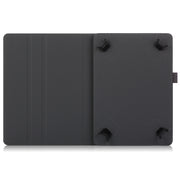 For 9-11 inch Marble Cloth Texture Horizontal Flip Universal Tablet PC Leather Case with Pen Slot & Holder(Black)