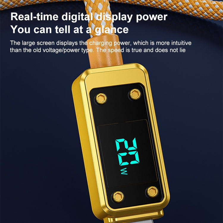 WK WDC-08 PD 20W USB-C/Type-C to 8 Pin Digital Display Data Cable, Length: 1m(Yellow) - free shipping - PMC TechLife - Order now!