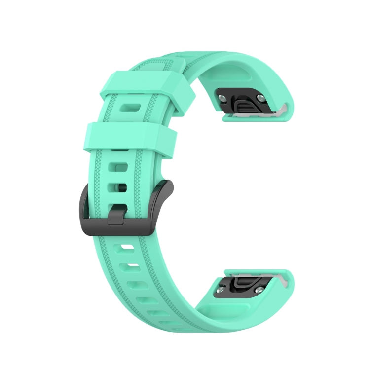 Compatible with Garmin Fenix 7S Pro 42mm Pure Color Silicone Watch Band(Lake Blue) - free shipping - PMC TechLife - Order now!