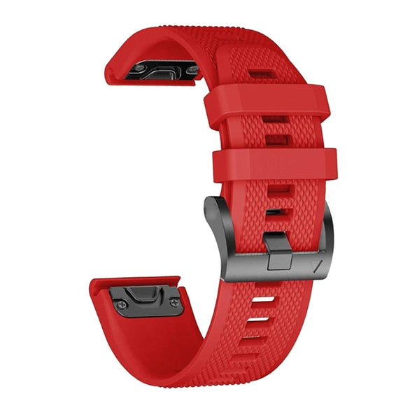 Compatible with Garmin Epix Pro 42mm Silicone Replacement Watch Band(Red)