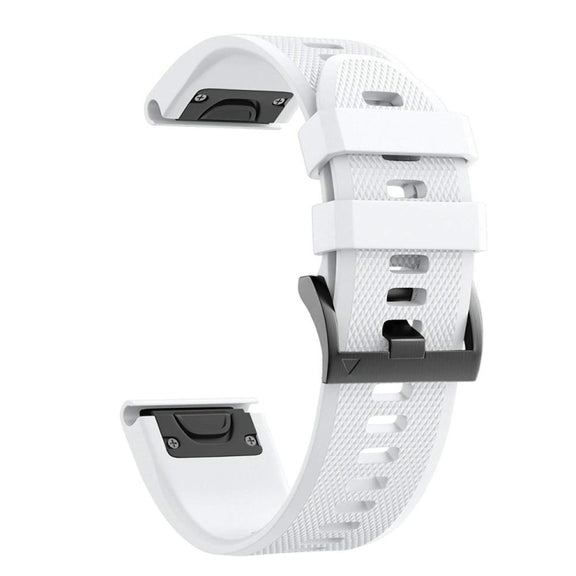 Compatible with Garmin Epix Pro 42mm Silicone Replacement Watch Band(White)
