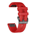 Compatible with Garmin Fenix 7S Pro 42mm Silicone Replacement Watch Band(Red) - Watch Bands by PMC TechLife | Online Shopping South Africa | PMC TechLife | Buy Now Pay Later Mobicred