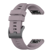 Compatible with Garmin Epix Pro 42mm Solid Color Silicone Watch Band(Roland Purple)