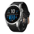 Compatible with Garmin Fenix 7S Pro 42mm Lady Lace Punch Silicone Watch Band(Black) - free shipping - PMC TechLife - Order now!
