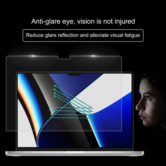 For MacBook Pro 14.2 inch A2442/A2779 25pcs 9H Laptop Screen Explosion-proof Tempered Glass Protective Film