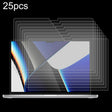 For MacBook Pro 16.2 inch A2485/A2780 25pcs 9H Laptop Screen Explosion-proof Tempered Glass Protective Film - Screen Protectors by PMC TechLife | Online Shopping South Africa | PMC TechLife