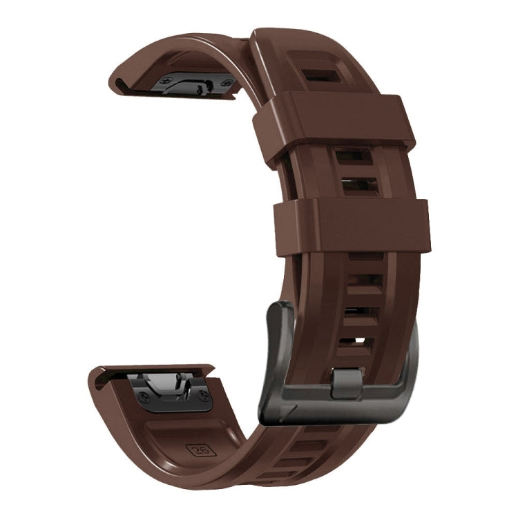 Compatible with Garmin Instinct 2X Solar Sport Pure Color Silicone Watch Band(Brown) - free shipping - PMC TechLife - Order now!