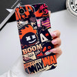 For iPhone SE 2022 / 2020 / 8 / 7 Painted Pattern Precise Hole PC Phone Case(Orange Comics) - iPhone SE 2022 / 2020 / 8 / 7 Cases by PMC TechLife | Online Shopping South Africa | PMC TechLife