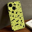 For iPhone 13 Painted Pattern Precise Hole PC Phone Case(Green Label) - iPhone 13 Cases by PMC TechLife | Online Shopping South Africa | PMC TechLife