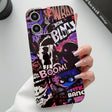 For iPhone 12 Painted Pattern Precise Hole PC Phone Case(Comics Umbrella Boy) - iPhone 12 / 12 Pro Cases by PMC TechLife | Online Shopping South Africa | PMC TechLife