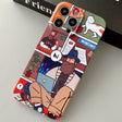 For iPhone 11 Pro Max Painted Pattern Precise Hole PC Phone Case(Holiday Uncle) - iPhone 11 Pro Max Cases by PMC TechLife | Online Shopping South Africa | PMC TechLife