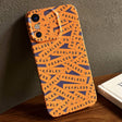 For iPhone X / XS Painted Pattern Precise Hole PC Phone Case(Orange Label) - More iPhone Cases by PMC TechLife | Online Shopping South Africa | PMC TechLife