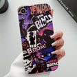 For iPhone XR Painted Pattern Precise Hole PC Phone Case(Comics Umbrella Boy) - More iPhone Cases by PMC TechLife | Online Shopping South Africa | PMC TechLife