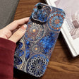 For iPhone XR Painted Pattern Precise Hole PC Phone Case(Abstract Flower) - More iPhone Cases by PMC TechLife | Online Shopping South Africa | PMC TechLife