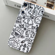 For iPhone XS Max Painted Pattern Precise Hole PC Phone Case(Block Monster) - More iPhone Cases by PMC TechLife | Online Shopping South Africa | PMC TechLife