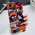 For iPhone 15 Plus Painted Pattern Precise Hole PC Phone Case(Orange Comics) - iPhone 15 Plus Cases by PMC TechLife | Online Shopping South Africa | PMC TechLife