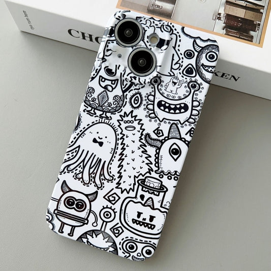 For iPhone 15 Plus Painted Pattern Precise Hole PC Phone Case(Bottle Monster) - free shipping - PMC Jewellery - Order now!