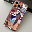 For iPhone 15 Pro Max Painted Pattern Precise Hole PC Phone Case(Holiday Uncle) - iPhone 15 Pro Max Cases by PMC TechLife | Online Shopping South Africa | PMC TechLife