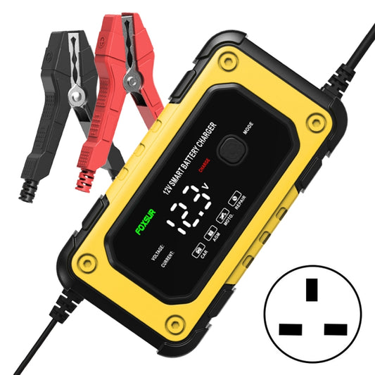FOXSUR FBC1206E 6A 12V Car / Motorcycle Smart Battery Charger(UK Plug) - free shipping - PMC Jewellery - Order now!