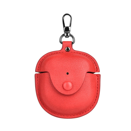For Bose QuietComfort Earbuds II Leather TWS Earphone Protective Case with Hook(Red) - free shipping - PMC Jewellery - Order now!
