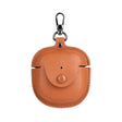 For Bose QuietComfort Earbuds II Leather TWS Earphone Protective Case with Hook(Yellow) - Other Earphone Case by PMC TechLife | Online Shopping South Africa | PMC TechLife