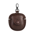 For Bose QuietComfort Earbuds II Leather TWS Earphone Protective Case with Hook(Brown) - Other Earphone Case by PMC TechLife | Online Shopping South Africa | PMC TechLife | Buy Now Pay Later Mobicred