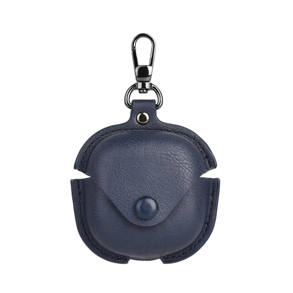 For Samsung Galaxy Buds Live / Pro Leather TWS Earphone Protective Case with Hook(Blue)