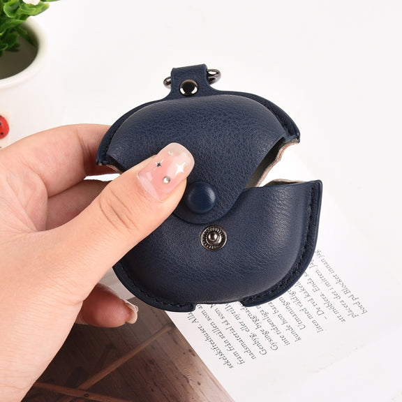 For Samsung Galaxy Buds Live / Pro Leather TWS Earphone Protective Case with Hook(Brown)