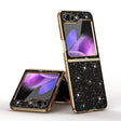 For Samsung Galaxy Z Flip5 Electroplate Glittery Shockproof Phone Case(Black) - free shipping - PMC TechLife - Order now!