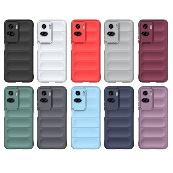For Honor 90 Lite Magic Shield TPU + Flannel Phone Case(Black)
