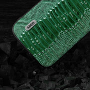 For Samsung Galaxy S23 FE 5G ABEEL Genuine Leather Weilai Series Phone Case(Green)