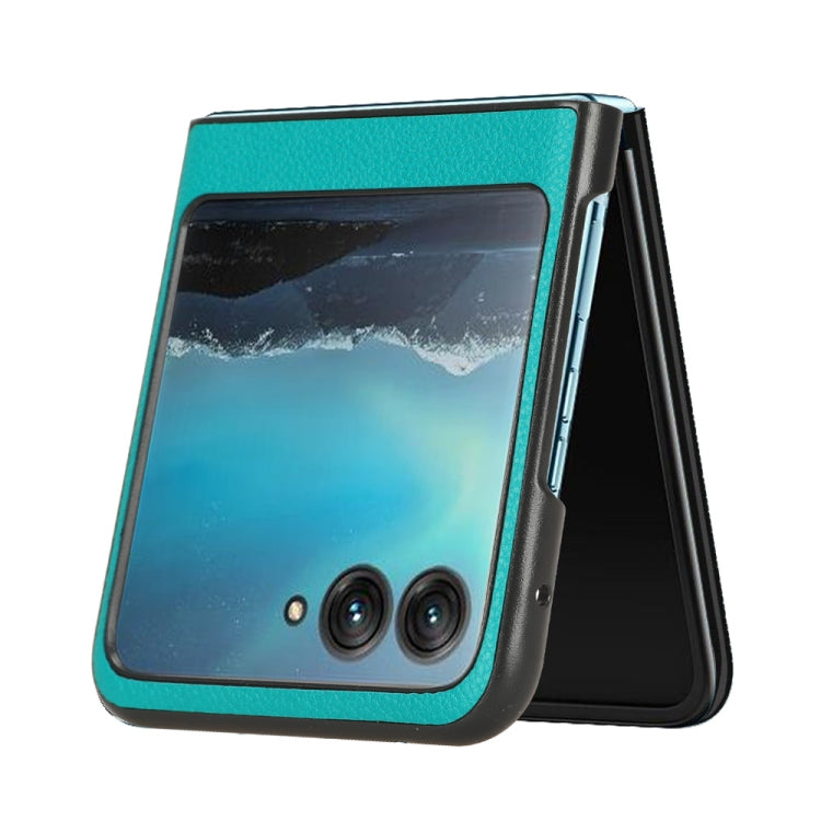 For Motorola Moto Razr 40 Ultra Litchi Texture Card Slot Phone Case(Green)