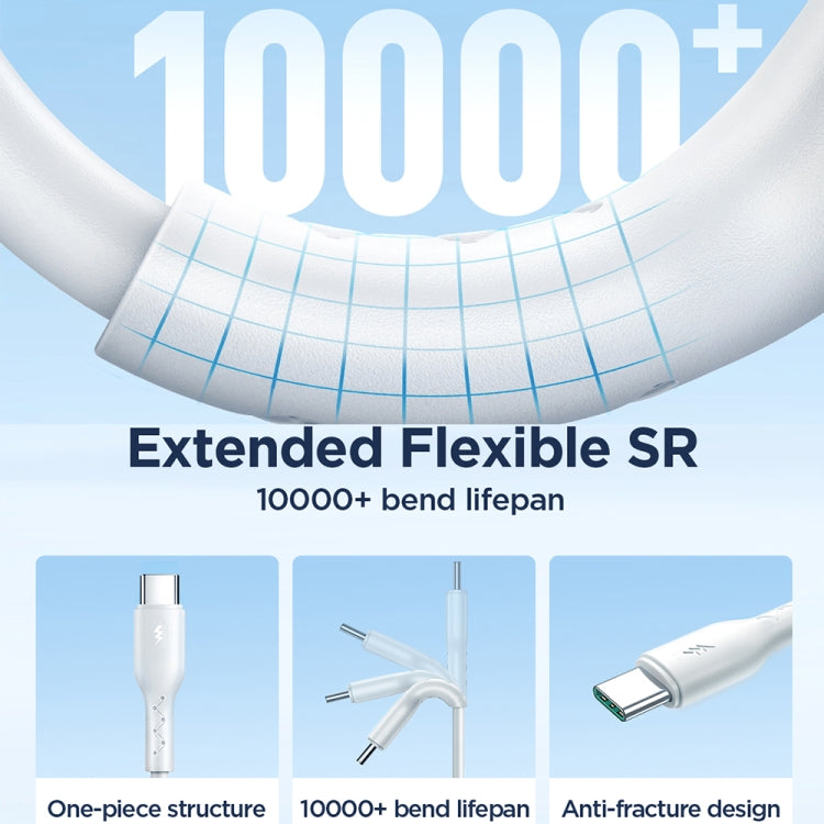 JOYROOM SA26-CC3 Flash Charge Series 60W USB-C / Type-C to USB-C / Type-C Fast Charging Data Cable, Cable Length:1m(Black) - USB-C & Type-C Cable by JOYROOM | Online Shopping South Africa | PMC TechLife | Buy Now Pay Later Mobicred