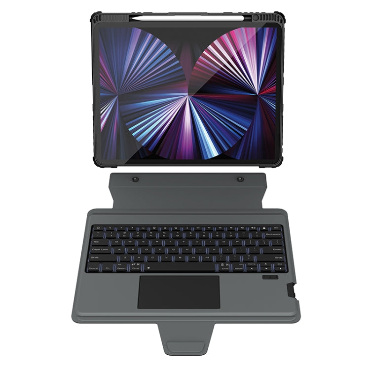 For iPad Pro 12.9 2020/2021/2022 Nillkin Bumper Combo Keyboard Case with Backlight - free shipping - PMC Jewellery - Order now!