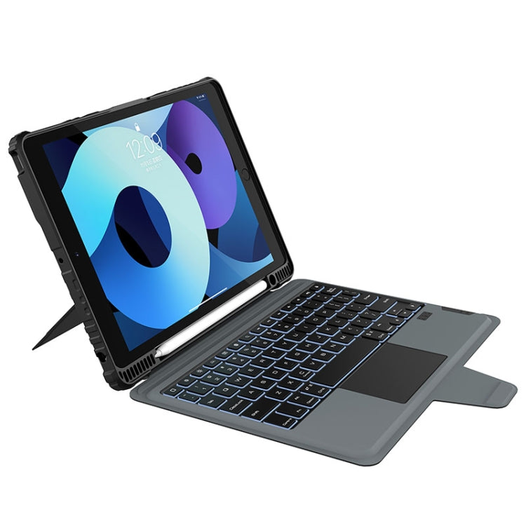 For iPad 10.2 2019/2020/2021 Nillkin Bumper Combo Keyboard Case with Backlight - free shipping - PMC Jewellery - Order now!