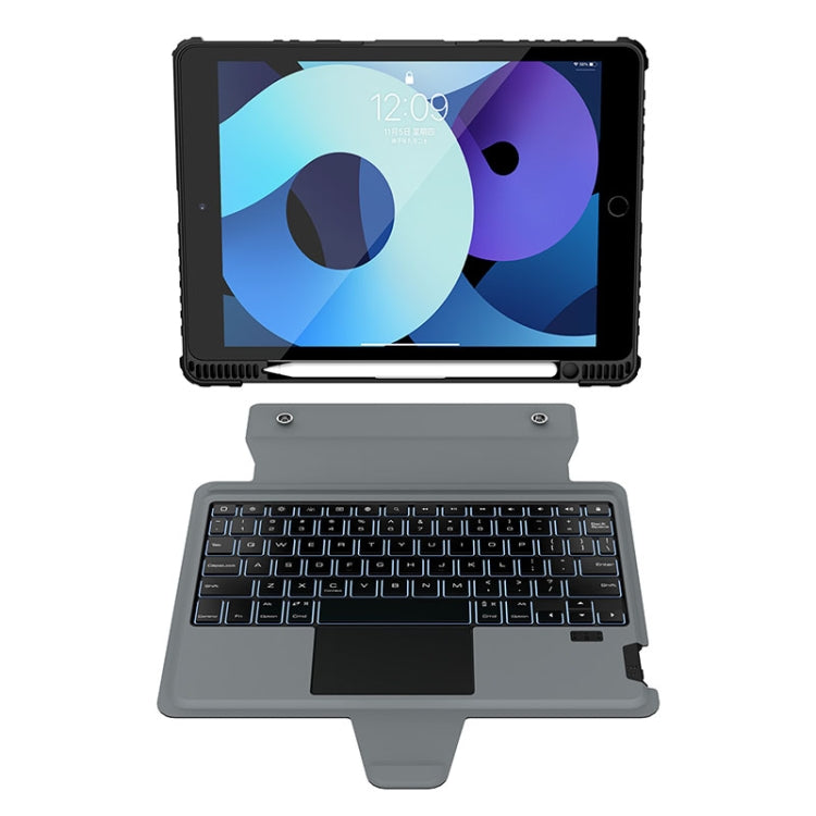 For iPad 10.2 2019/2020/2021 Nillkin Bumper Combo Keyboard Case with Backlight - free shipping - PMC Jewellery - Order now!