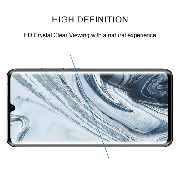 For Xiaomi Mi Note 10 25 PCS 3D Curved Edge Full Screen Tempered Glass Film(Black)