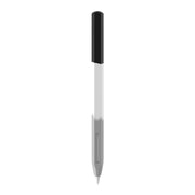 For Apple Pencil 2 LOVE MEI Rainbow Liquid Silicone Protective Pen Case(Black)