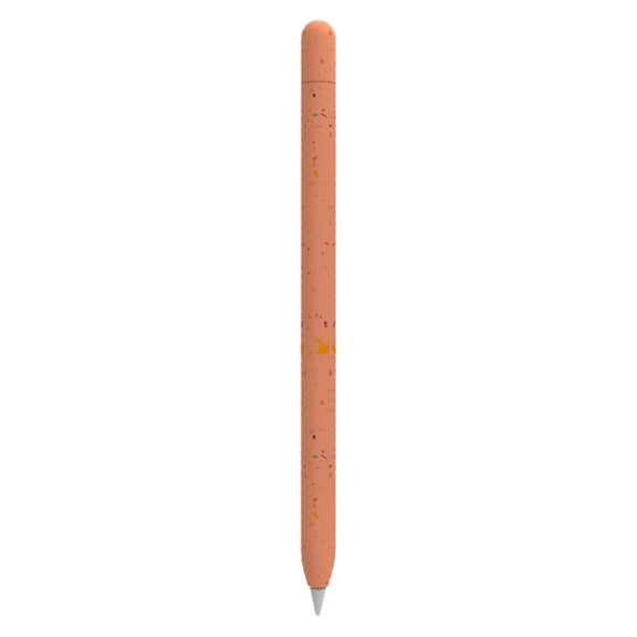 For Apple Pencil 1 LOVE MEI Luminous Silicone Protective Pen Case(Orange)