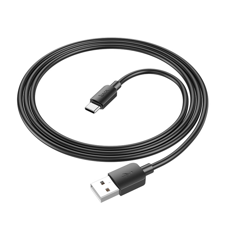 hoco X96 Hyper 1m 27W USB to USB-C / Type-C Charging Data Cable(Black) - USB-C & Type-C Cable by hoco | Online Shopping South Africa | PMC TechLife | Buy Now Pay Later Mobicred
