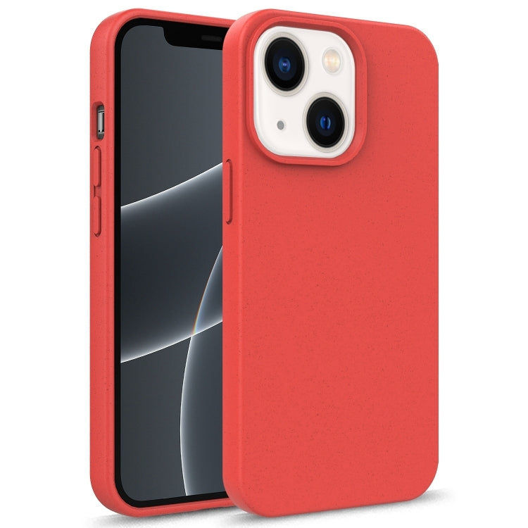 For iPhone 15 Plus Starry Series Shockproof Straw Material + TPU Protective Case(Red) - free shipping - PMC TechLife - Order now!