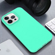 For iPhone 15 Plus Starry Series Shockproof Straw Material + TPU Protective Case(Red)