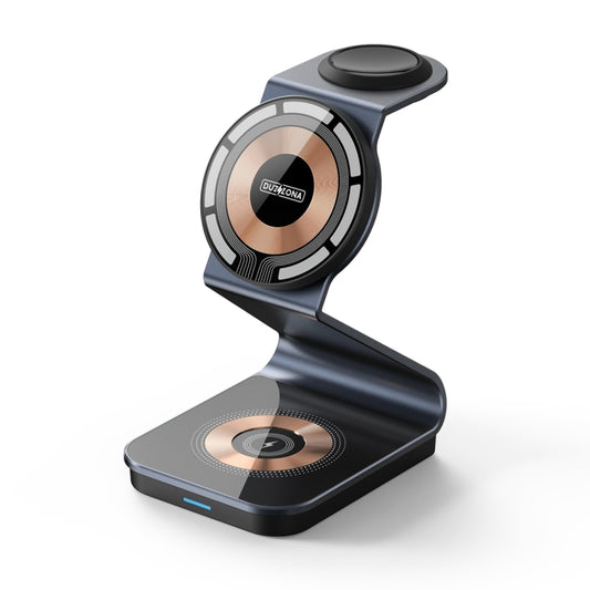 DUZZONA W15 15W 3 in 1 Transparent Magnetic Suction Wireless Charging Stand - free shipping - PMC Jewellery - Order now!