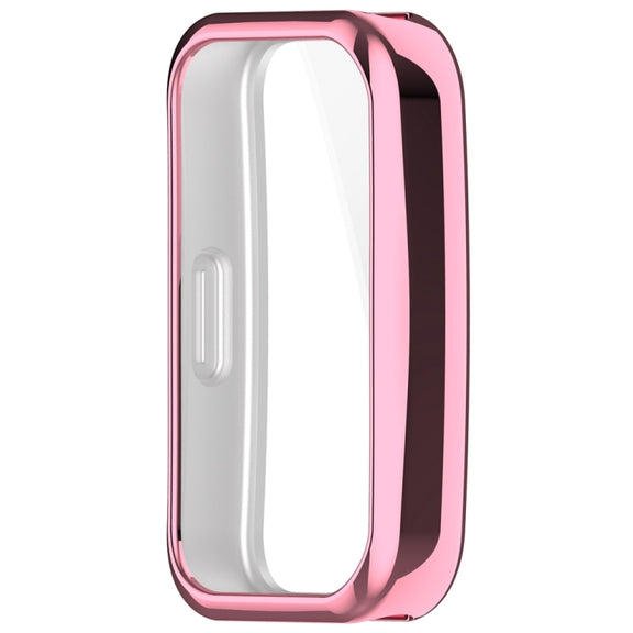 For Huawei Band 10 / 9 / 8 Full Coverage TPU Electroplating Watch Protective Case(Pink)