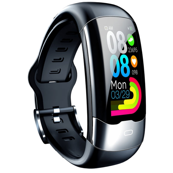 SPOVAN H02 1.14 inch TFT HD Screen Smart Bracelet Supports Blood Oxygen Monitoring/Sleep Monitoring(Black)