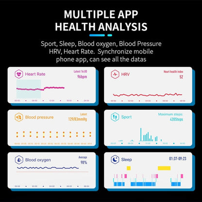 SPOVAN H02 1.14 inch TFT HD Screen Smart Bracelet Supports Blood Oxygen Monitoring/Sleep Monitoring(Blue) - free shipping - PMC Jewellery - Order now!